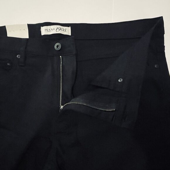 NEW Jos A Bank 1905 Jeans Men's 36x29 Black Tailored Fit Stretch Denim Pants - Picture 12 of 15